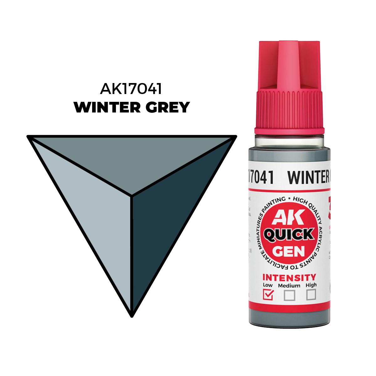 (AK17041) WINTER GREY (18ML) - QUICK GEN COLORS