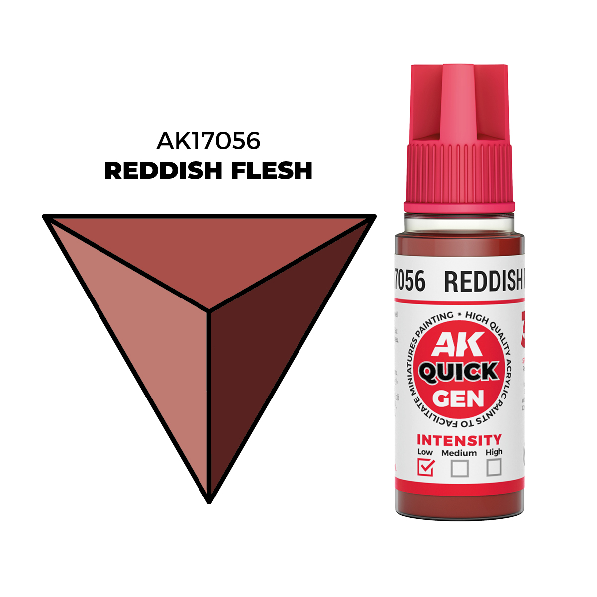 (AK17056) REDDISH FLESH (18ML) - QUICK GEN COLORS