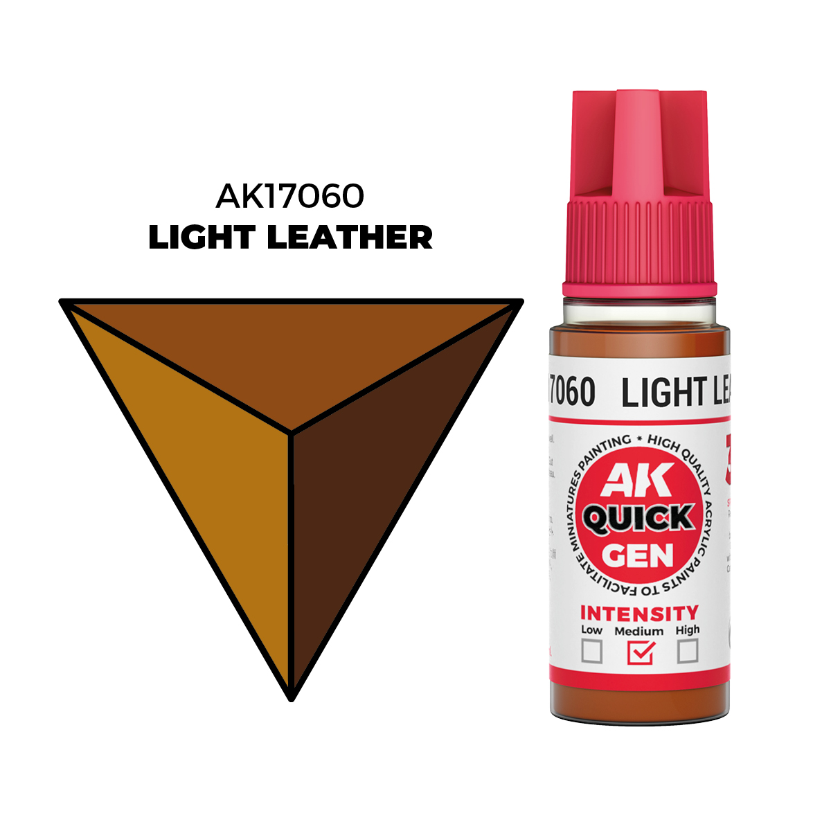 (AK17060) LIGHT LEATHER (18ML) - QUICK GEN COLORS
