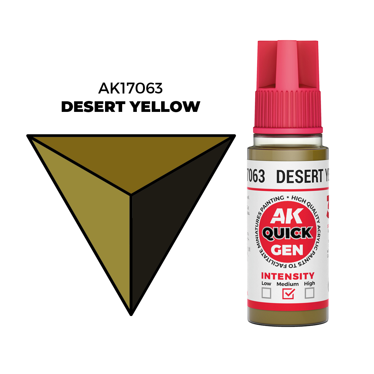 (AK17063) DESERT YELLOW (18ML) - QUICK GEN COLORS