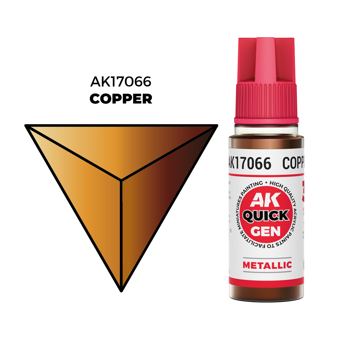 (AK17066) COPPER (18ML) - QUICK GEN COLORS