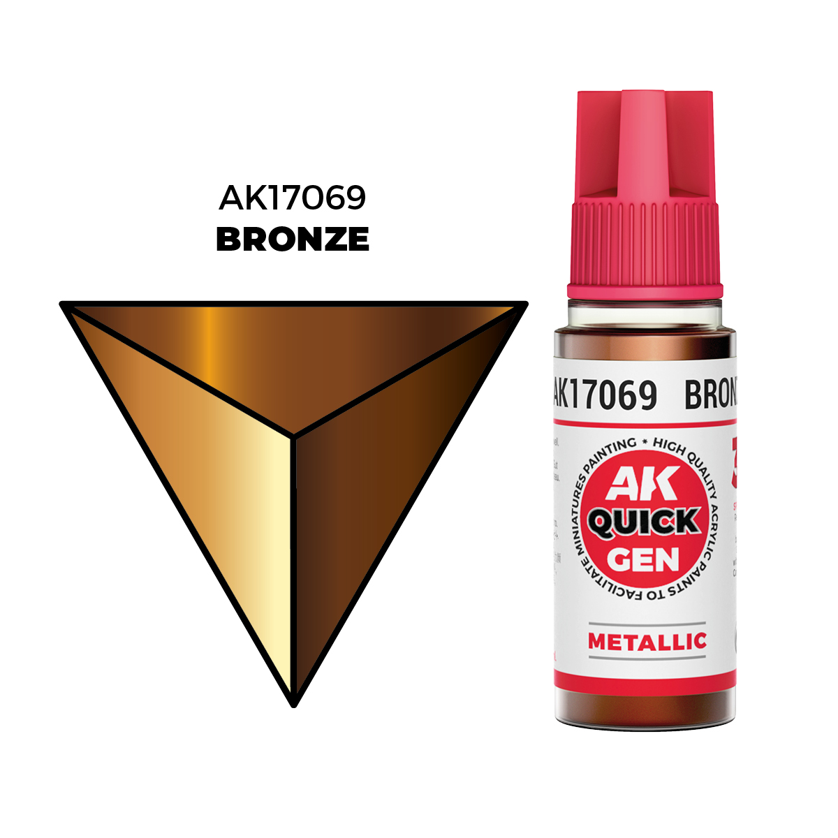 (AK17069) BRONZE (18ML) - QUICK GEN COLORS