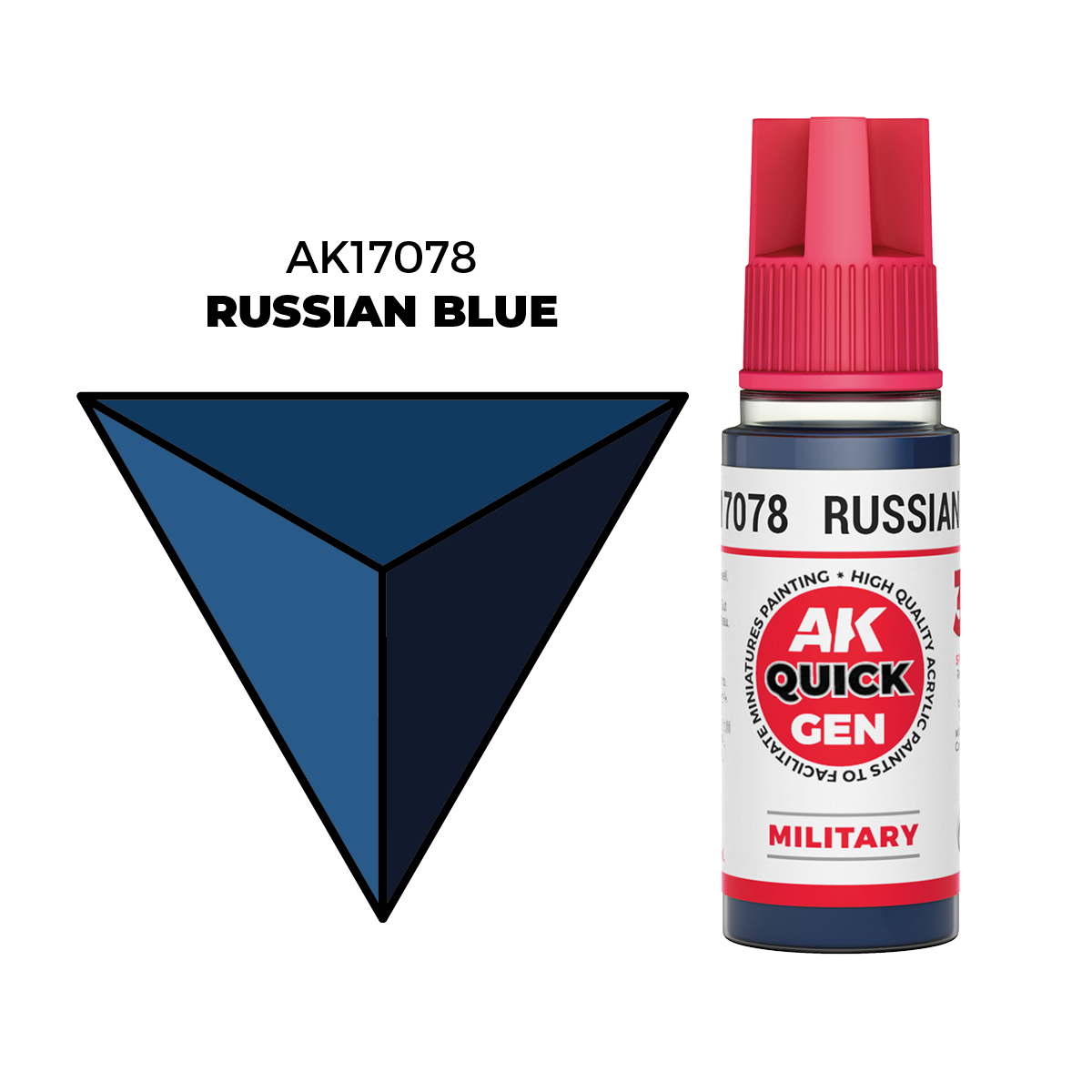 (AK17078) RUSSIAN BLUE (18ML) - QUICK GEN COLORS