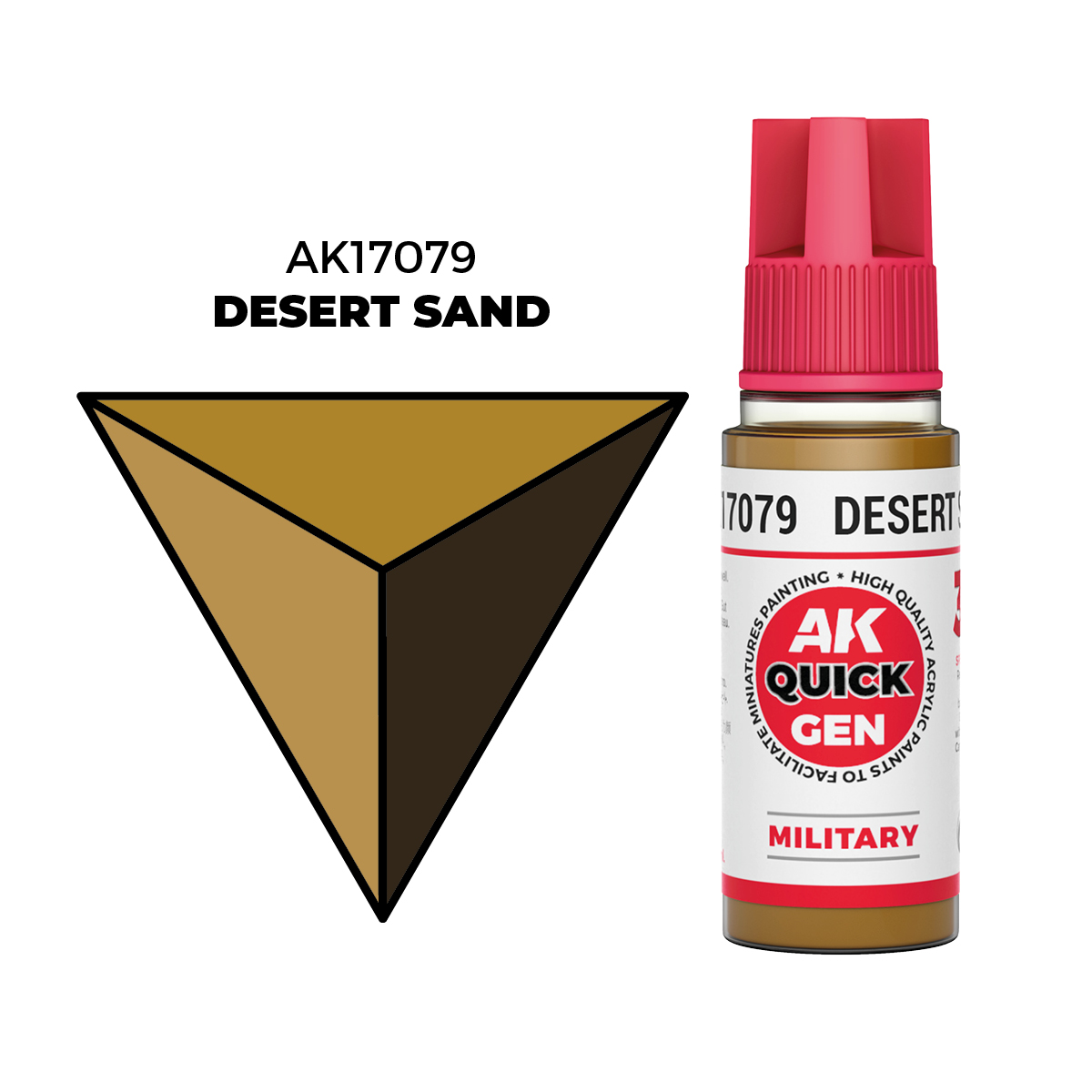 (AK17079) DESERT SAND (18ML) - QUICK GEN COLORS