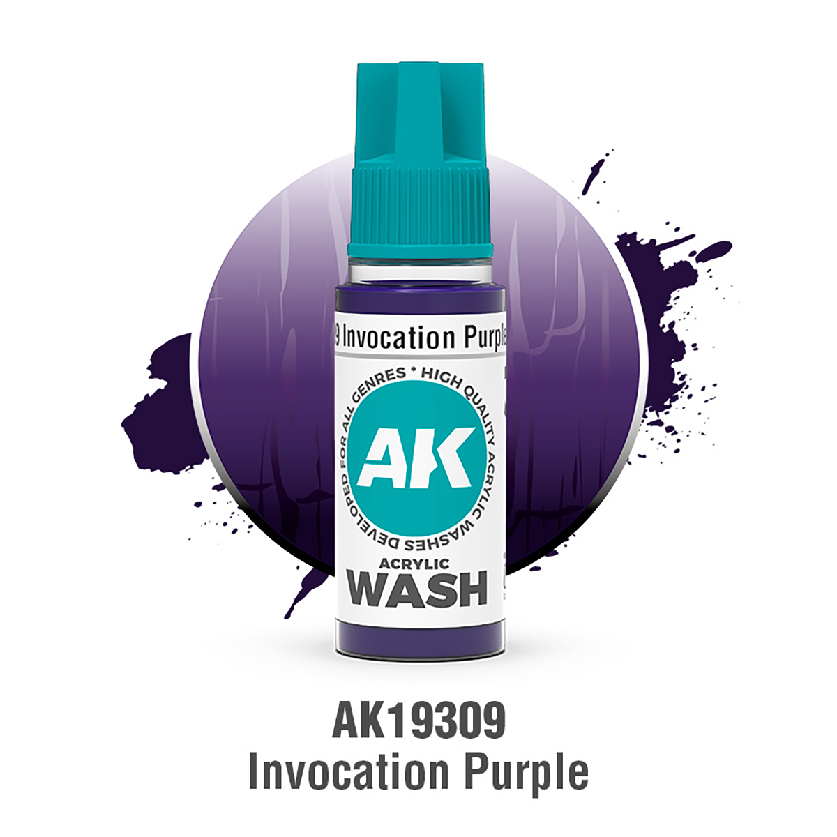 (AK19309) INVOCATION PURPLE WASH (18ML) - ACRYLIC WASH