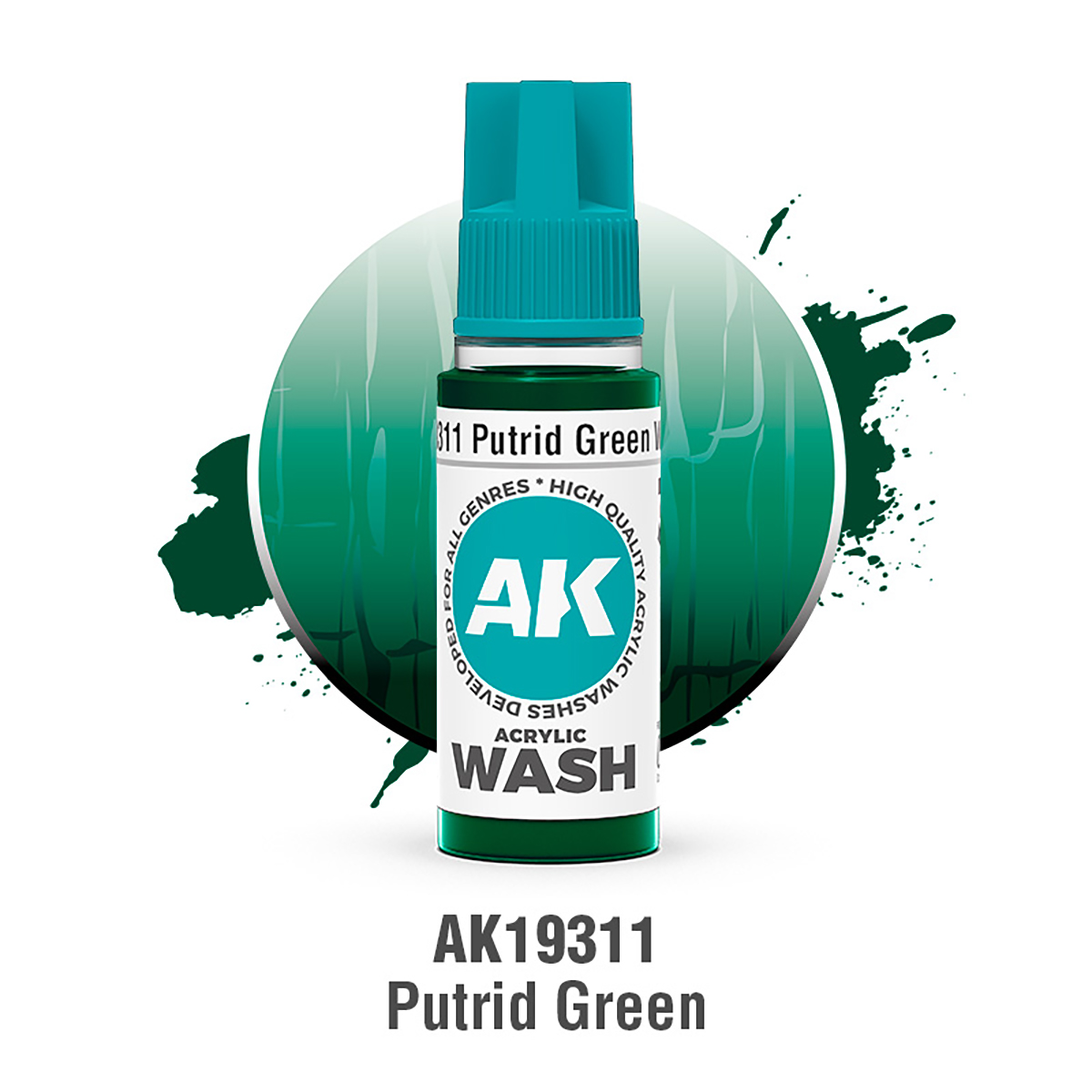 (AK19311) PUTRID GREEN WASH (18ML) - ACRYLIC WASH