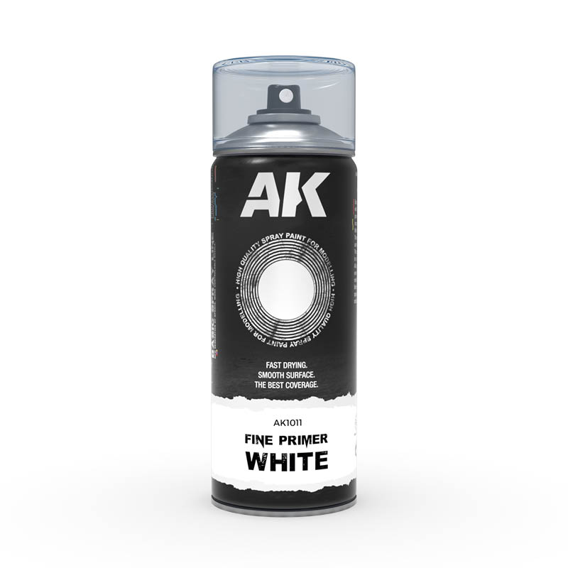 (AK1011) FINE PRIMER WHITE SPRAY (400ML)