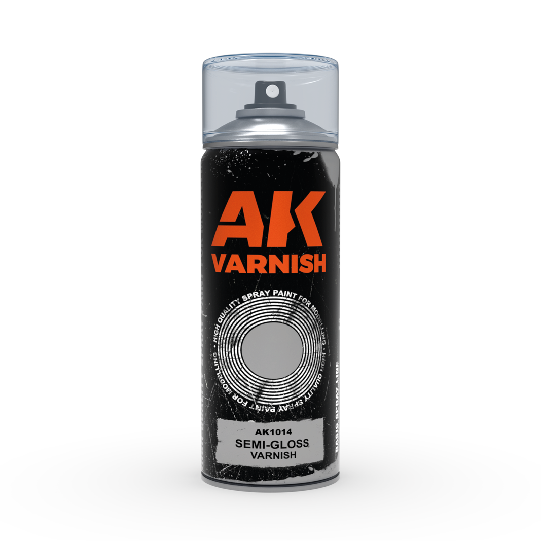 (AK1014) SEMI-GLOSS VARNISH SPRAY (400ML)