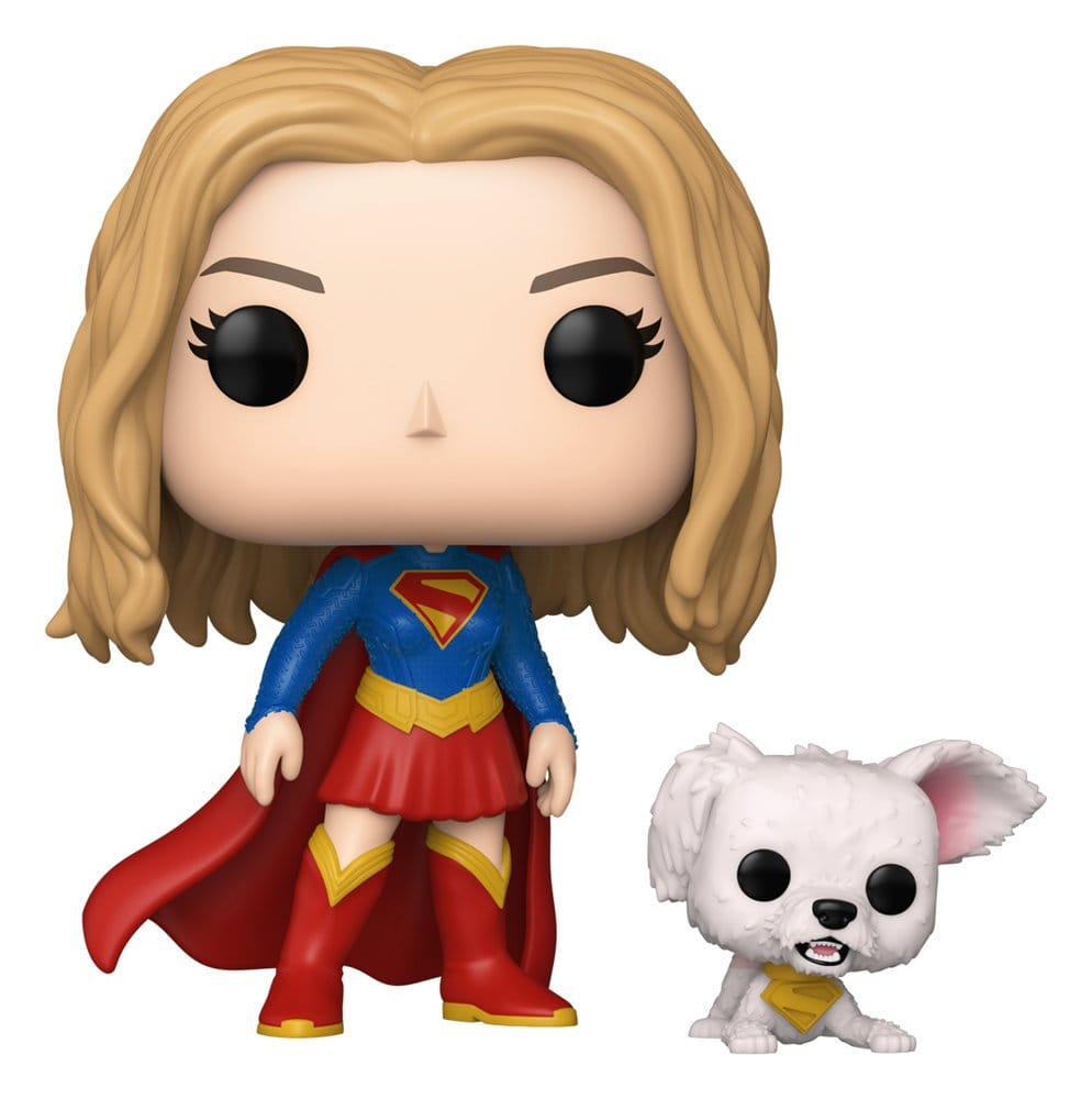 Supergirl (2026) Figura POP! Heroes Vinyl Supergirl with Puppy Krypto 9 cm