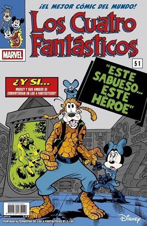 LOS 4 FANTASTICOS 03 (PORTADA ALTERNATIVA DISNEY FANTASTIC FOUR)