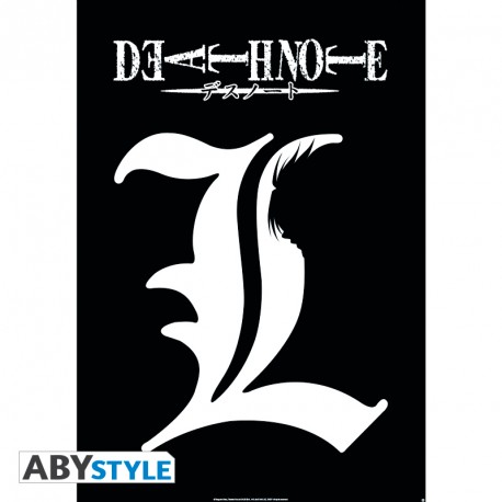 Poster DEATH NOTE - "L Symbol" (91.5x61cm)
