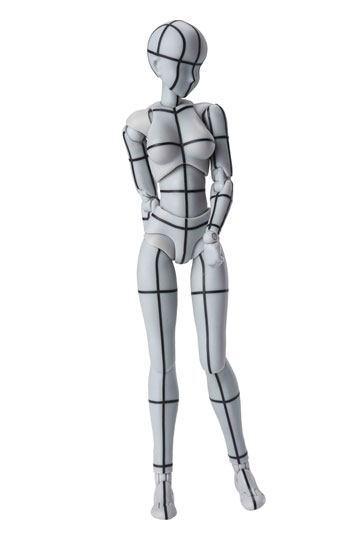 S.H. Figuarts Figura Body Chan Wireframe Gray Color Version 14 cm