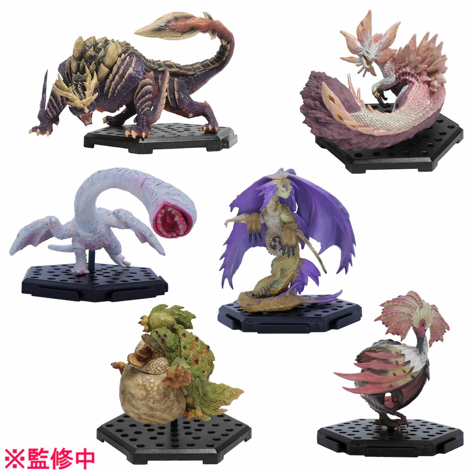 STD MODEL PLUS VOL.19 SET 6 FIGURAS 10-15 CM MONSTER HUNTER CAPCOM FIGURE BUILDER