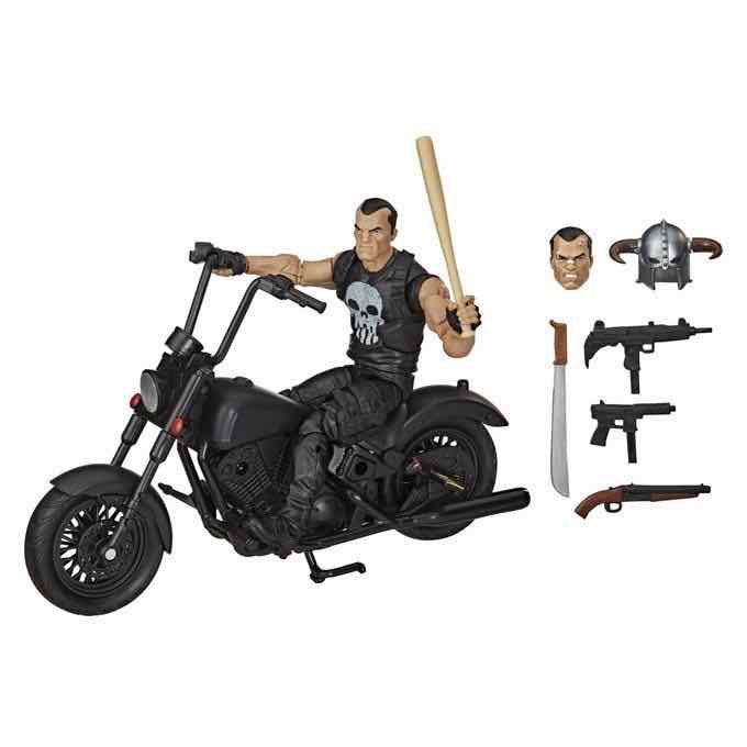 PUNISHER + MOTO FIGURA 15 CM MARVEL LEGENDS VEHICLE E86015X0