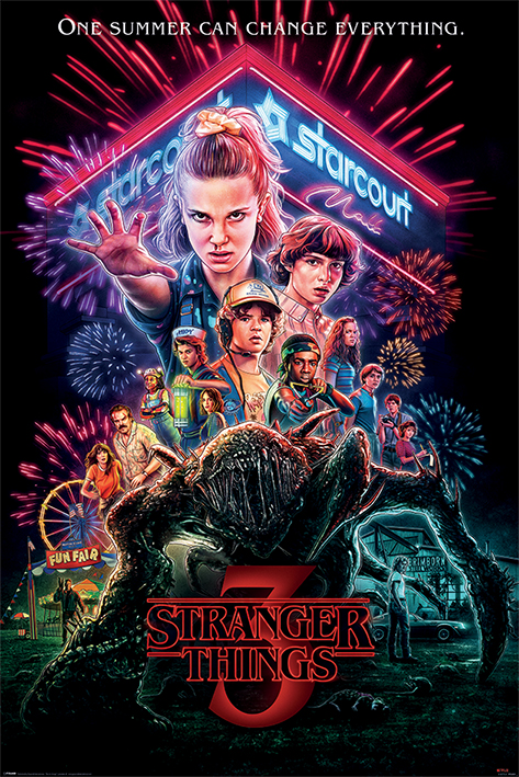 Stranger Things Poster Summer of 85  61x91cm