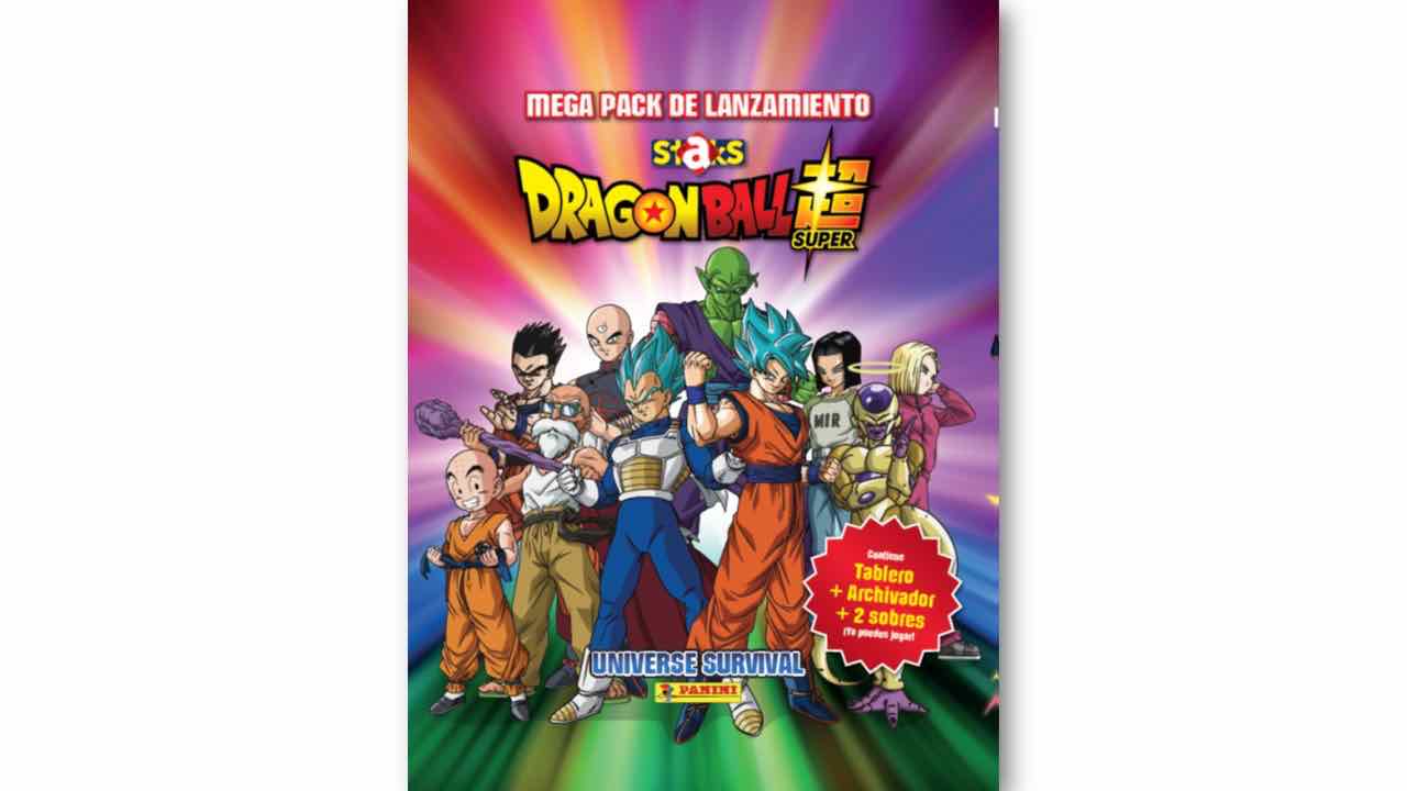 MEGA PACK (ARCHIVADOR + 2 SOBRES + TABLERO DE JUEGO) STAKS DRAGON BALL SUPER