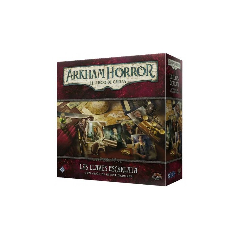 ARKHAM HORROR LCG -LAS LLAVES ESCARLATA EXP. INVESTIGADORES