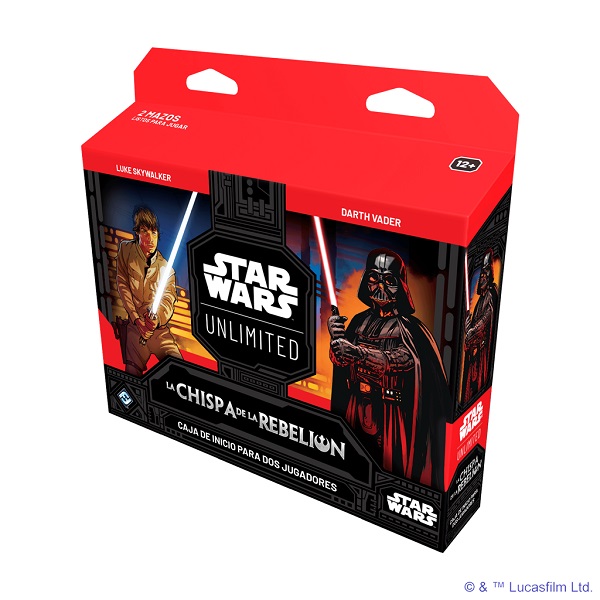 Star Wars Unlimited: La chispa de la rebelión caja de inicio 2 jugadores