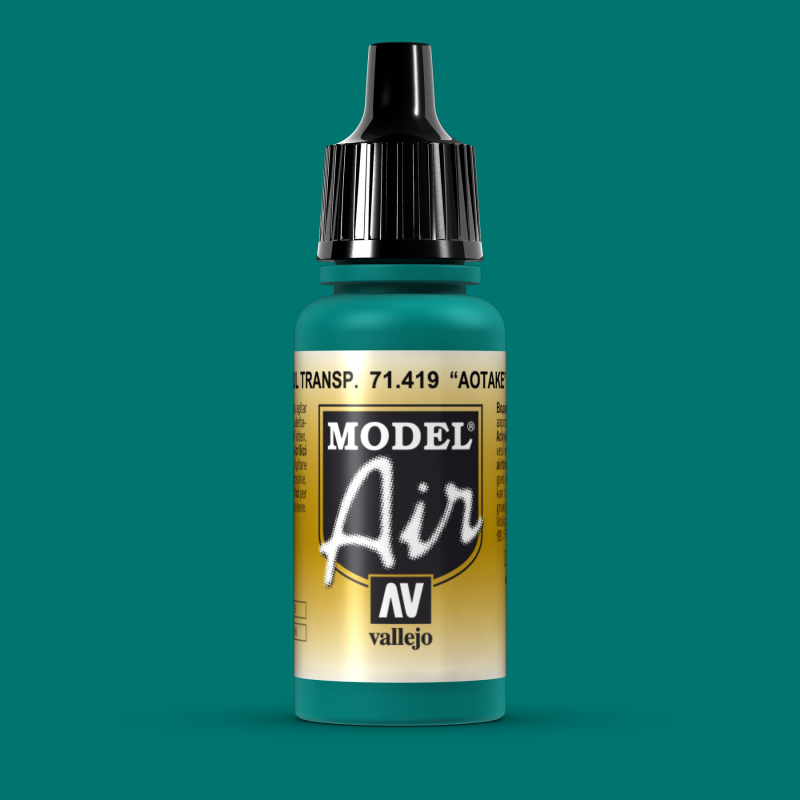 VALLEJO MODEL AIR 419-17ML. AOTAKE TRANS. BLUE 71419