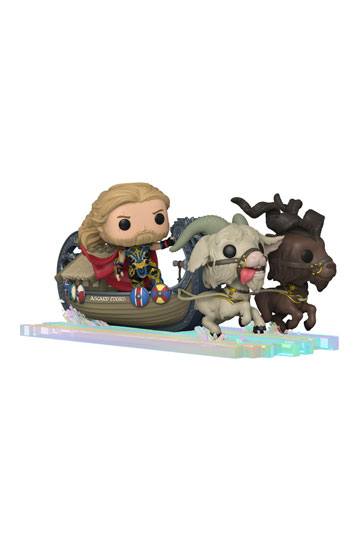 Thor: Love & Thunder POP! Rides Super Deluxe Vinyl Figura Thor & Goat Boat 13 cm