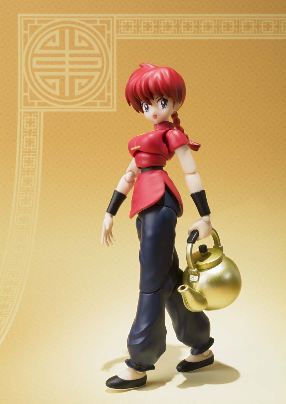RANMA SAOTOME CHICA PELIRROJA FIGURA 13 CM RANMA 1/2 SH FIGUARTS