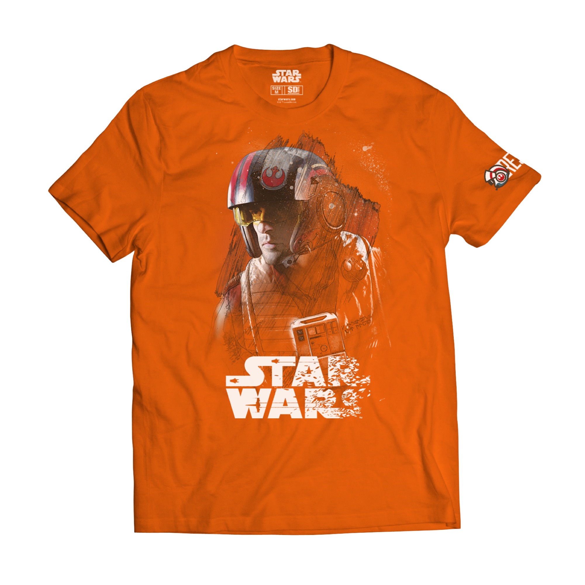 X-WING CAMISETA NARANJA CHICO T-XXL STAR WARS EP VIII
