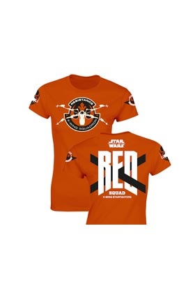 RED SQUAD M/CORTA CAMISETA NARANJA CHICA T-M STAR WARS EP7