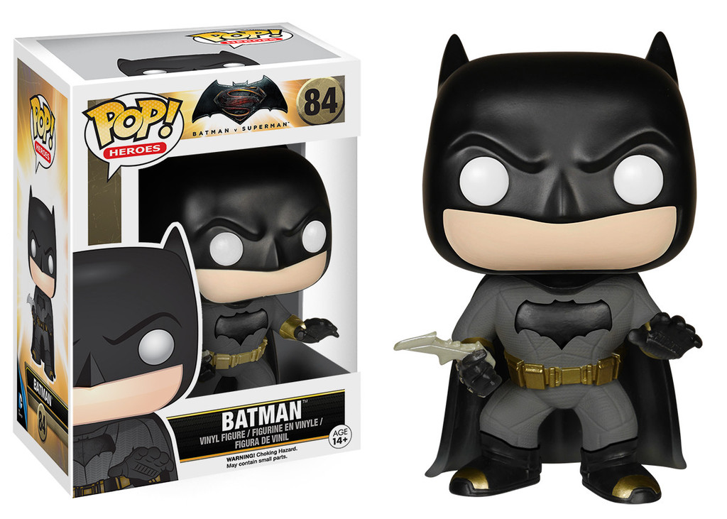 BATMAN FIG.10 CM VINYL POP HEROES BATMAN VS SUPERMAN UNIVERSO DC