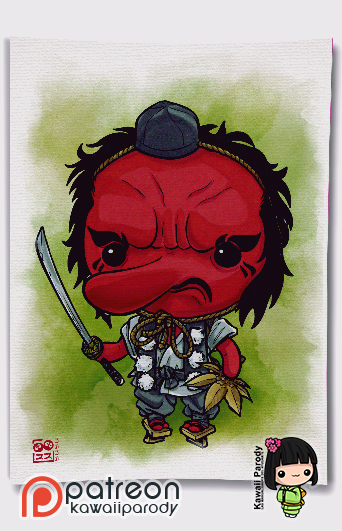 PRINT LAMINA A4, YOKAI, YAMABUSHI TENGU