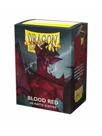 Fundas dragon shield blood red (100)