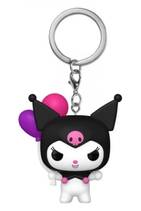 Hello Kitty Llaveros Pocket POP! Vinyl Kuromi(BLN) 4 cm