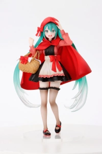 Hatsune Miku Wonderland Estatua PVC Little Red Riding Hood 18 cm