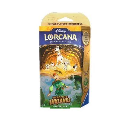 LORCANA: INTO THE INKLANDS  - SINGLE-PLAYER STARTER DECK AMBER & EMERALD (ENG)