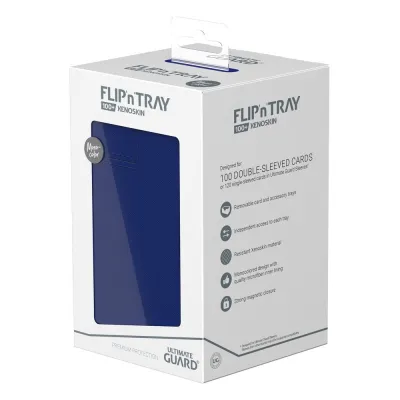 Ultimate Guard: Flip'n'tray 100+ Xenoskin - Monocolor Blue