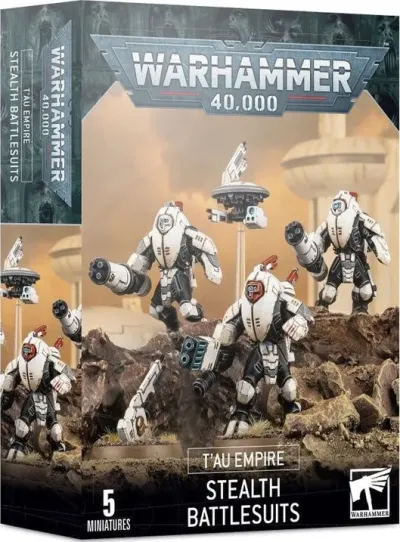 (56-14) 40K: T'Au Empire - Stealth Battlesuits