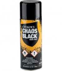 (62-02) CHAOS BLACK SPRAY (400ML)