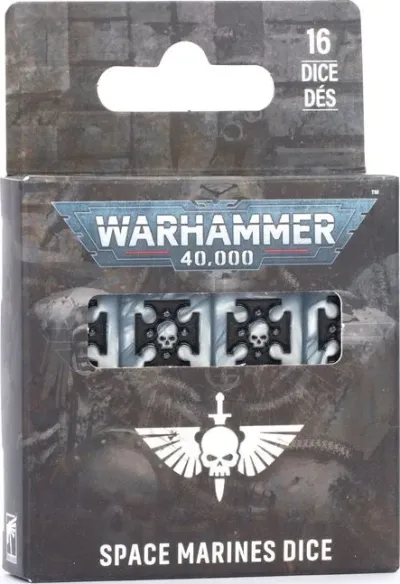 (48-111) 40K: SPACE MARINES - DICE SET