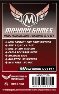 Fundas Mayday Premium Mini Chimera Game Sleeves 43 X 65 MM (50 Pack) (Dark Red)