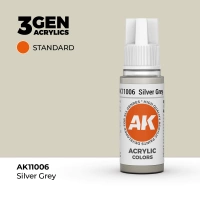 (AK11006) SILVER GREY (18ML) - STANDARD COLORS - 3GEN