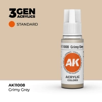 (AK11008) GRIMY GREY (18ML) - STANDARD COLORS - 3GEN