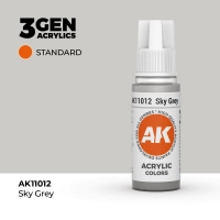 (AK11012) SKY GREY (18ML) - STANDARD COLORS - 3GEN