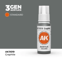 (AK11019) GRAPHITE (18ML) - STANDARD COLORS - 3GEN