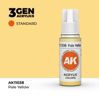 (AK11038) PALE YELLOW (18ML) - STANDARD COLORS - 3GEN