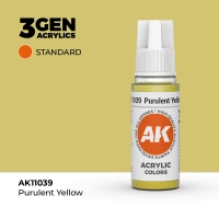 (AK11039) PURULENT YELLOW (18ML) - STANDARD COLORS - 3GEN