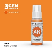 (AK11077) LIGHT ORANGE (18ML) - STANDARD COLORS - 3GEN