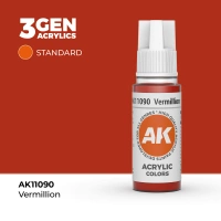 (AK11090) VERMILLION (18ML) - STANDARD COLORS - 3GEN