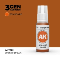 (AK11101) ORANGE BROWN (18ML) - STANDARD COLORS - 3GEN