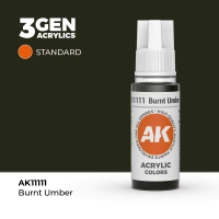 (AK11111) BURNT UMBER (18ML) - STANDARD COLORS - 3GEN
