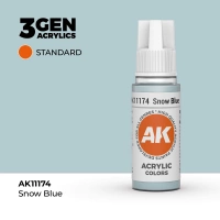 (AK11174) SNOW BLUE (18ML) - STANDARD COLORS - 3GEN