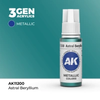 (AK11200) ASTRAL BERYLLIUM (18ML) - METALLIC COLORS - 3GEN